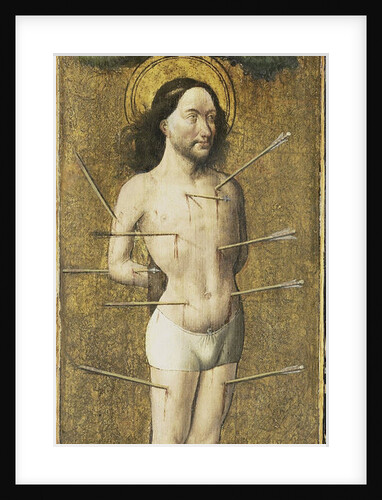 Saint Sebastian by Circle of Meester E.S.
