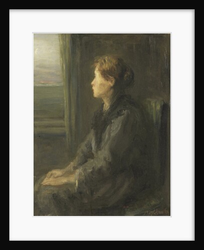 Woman near the window by Jozef Israëls