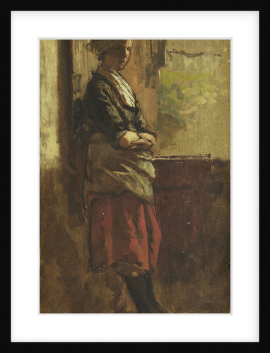 Girl at the window by Jacob Maris