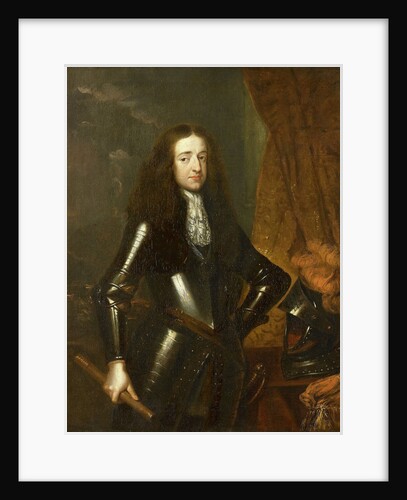 Portrait of Willem III, Prince of Orange and since 1689, King of England by Caspar Netscher