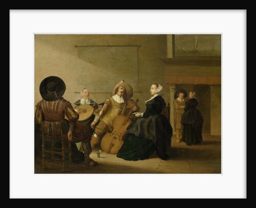 A musical company in an interior by Pieter Symonsz. Potter