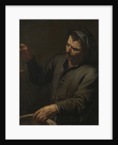 Man with Urine Bottle in his Hand by Anonymous