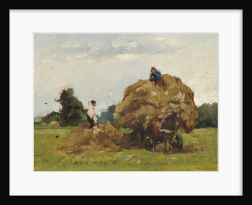 Hay wagon by Willem de Zwart