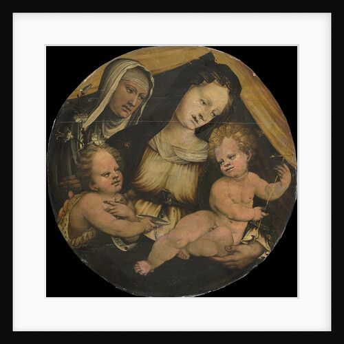 Virgin and Child, John the Baptist and Saint Clare by Anonymous