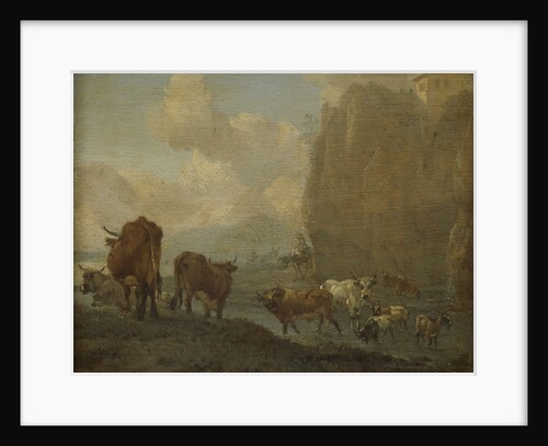 Livestock by a River by Willem Romeyn