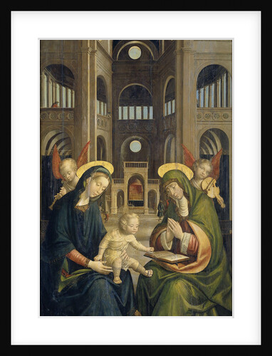 Virgin and Child with Saint Anne (Anna Selbdritt) by Defendente Ferrari