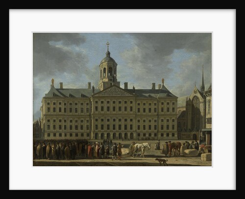 The Town Hall on Dam Square, Amsterdam by Gerrit Adriaensz. Berckheyde