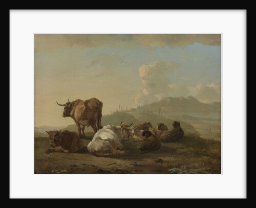 Resting herd by Willem Romeyn