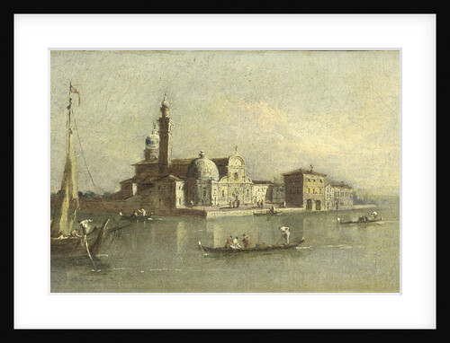 View of the Isola di San Michele in Venice Italy by Giacomo Guardi