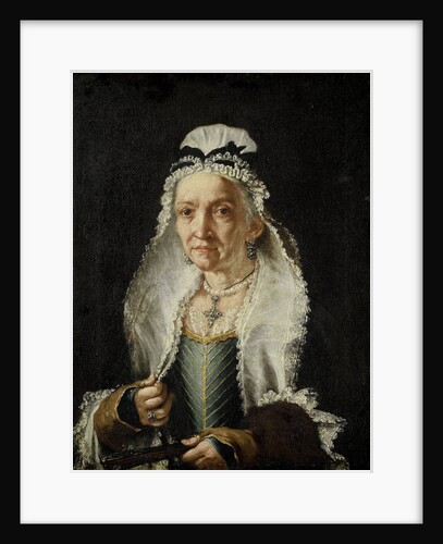 Portrait of an Old Woman by Circle of Vittore Ghislandi