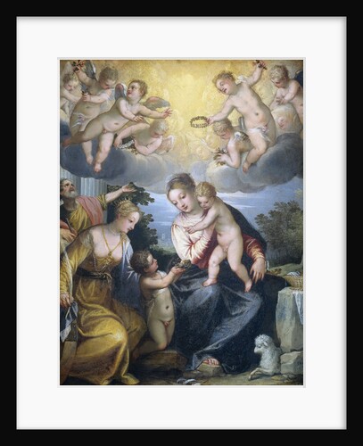 Virgin and Child with young John the Baptist and Saint Catherine by Hans Rottenhammer I
