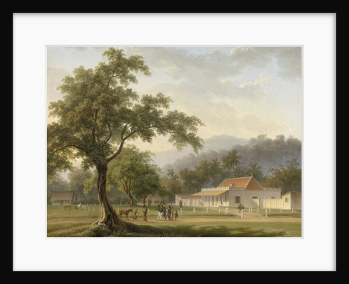 House of the Assistant Resident of Banyuwangi, East Java (Jawa Timur) Indonesia by Auguste Antoine Joseph Payen