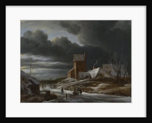 Winter Landscape by Jacob Isaacksz. van Ruisdael