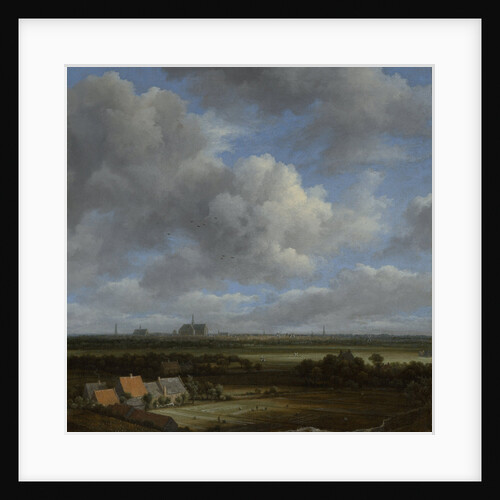 View of Haarlem from the Northwest, with the Bleaching Fields in the Foreground, The Netherlands by Jacob Isaacksz. van Ruisdael