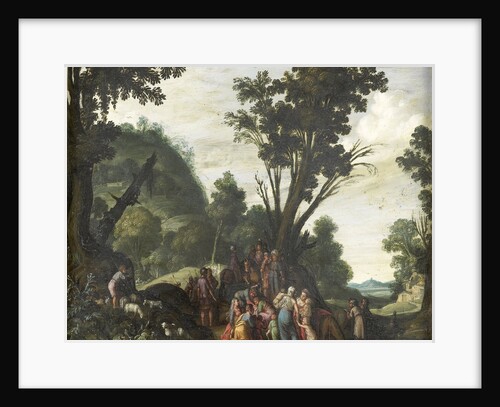 The meeting of Jacob and Esau by Jacob Symonsz Pynas