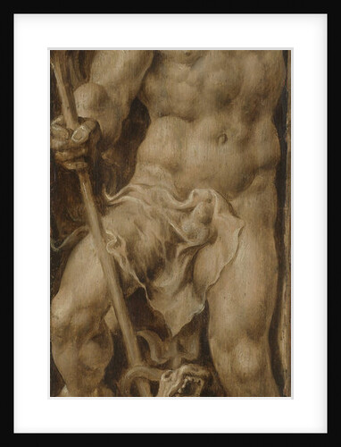 Neptune Spears a Sea Horse with his Trident by Maarten van Heemskerck