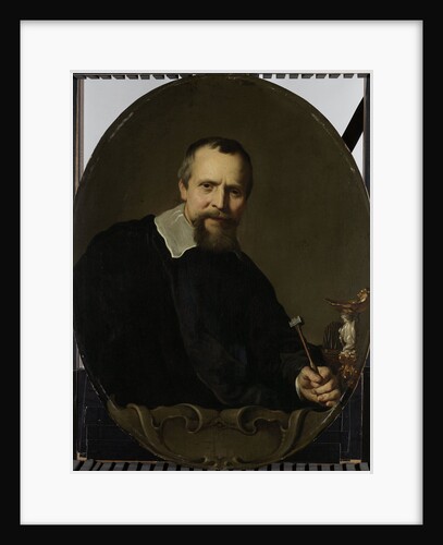 Portrait of Johannes Lutma by Jacob Adriaensz. Backer