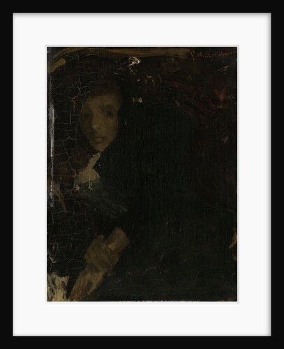 MCJ (Marie) Jordan, wife of the painter by George Hendrik Breitner