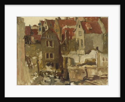 Demolition of the Grand Bazar de la Bourse at Nieuwendijk Amsterdam by George Hendrik Breitner