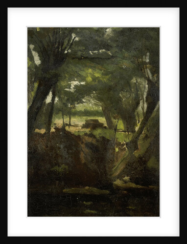 Forest scene by George Hendrik Breitner