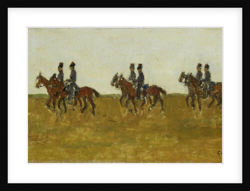 Hussars in the open field by George Hendrik Breitner