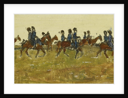 Hussars on maneuver by George Hendrik Breitner