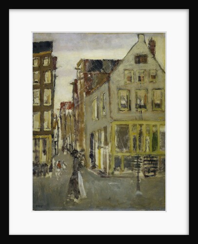 Lauriergracht near to the Tweede Laurierdwarsstraat, Amsterdam, The Netherlands by George Hendrik Breitner