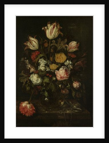 Still Life with Flowers by Abraham Hendricksz. van Beyeren