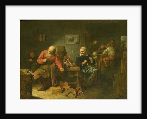 A Shoemaker's Workshop by David Rijckaert III