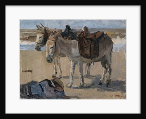 Two Donkeys by Isaac Israels