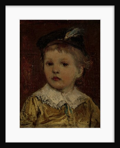 Portrait of Willem, presumably Willem Matthijs Maris Jbzn, son of Jacob Maris by Jacob Maris