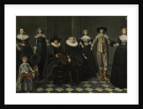 Portrait of the Family of Dirck Bas Jacobsz, Burgomaster of Amsterdam by Dirck Dircksz. van Santvoort