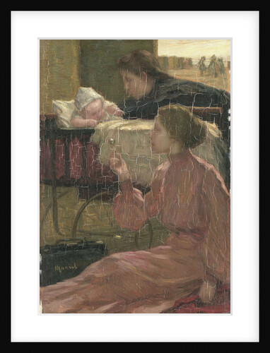 Near the pram stroller on the beach by Marinus van der Maarel