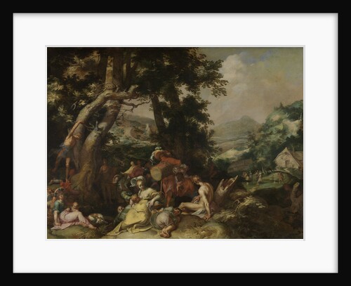 The Preaching of Saint John the Baptist by Abraham Bloemaert