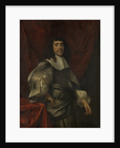 Portrait of a man, thought to be Christoffel van Gangelt by Jacob van Loo