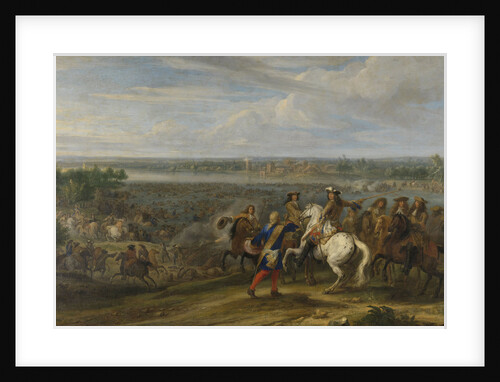 Louis XIV Crossing into the Netherlands at Lobith by Adam Frans van der Meulen