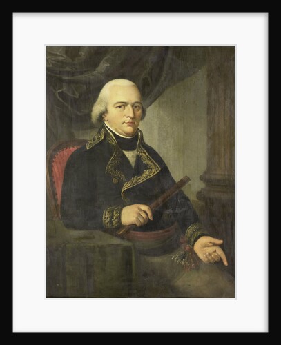 Portrait of Pieter Gerardus van Overstraten, Governor-General of the Dutch East Indies by Adriaan de Lelie