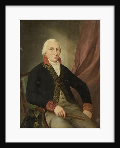 Portrait of Albertus Henricus Wiese, Governor-General of the Dutch East Indies by Adriaan de Lelie