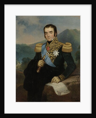 Posthumous Portrait of Herman Willem Daendels, Governor-General of the Dutch East Indies by Raden Sarief Bastaman Saleh