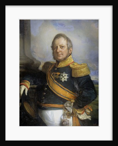 Portrait of Hendrik Merkus, Baron de Kock, Army Commandant and after 1826 Lieutenant Governor-General of the Dutch East Indies by Cornelis Kruseman