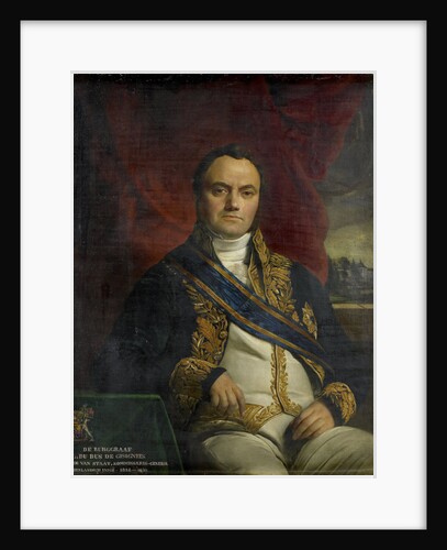 Portrait of Léonard Pierre Joseph, Viscount du Bus de Gisignies, Commissioner-General by François Joseph Navez