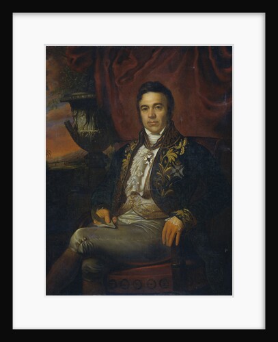Portrait of Jean Chrétien Baud, Governor-General ad interim of the Dutch East Indies by Raden Sarief Bastaman Saleh