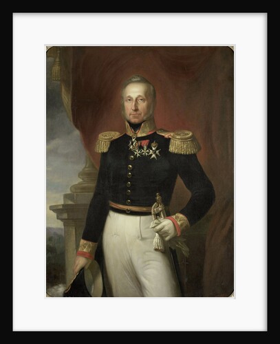 Portrait of Dominique Jacques de Eerens, Governor-General of the Dutch East Indies by Cornelis Kruseman