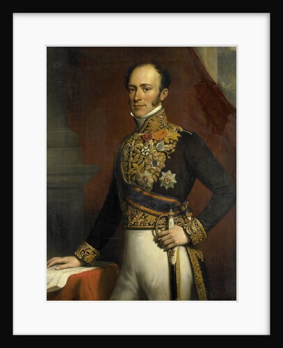 Portrait of Jan Jacob Rochussen, Governor-General of the Dutch East Indies by Nicolaas Pieneman