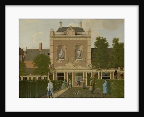 The Garden and Coach House of 524 Keizersgracht in Amsterdam by Hendrik Keun