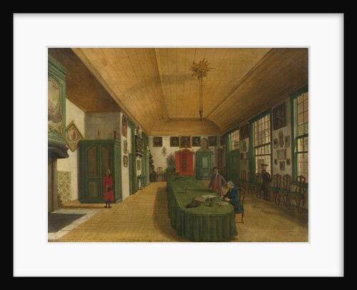 Interior of the Hall of the Art Is Obtained by Labor Society in Leiden, The Netherlands by Paulus Constantijn la Fargue