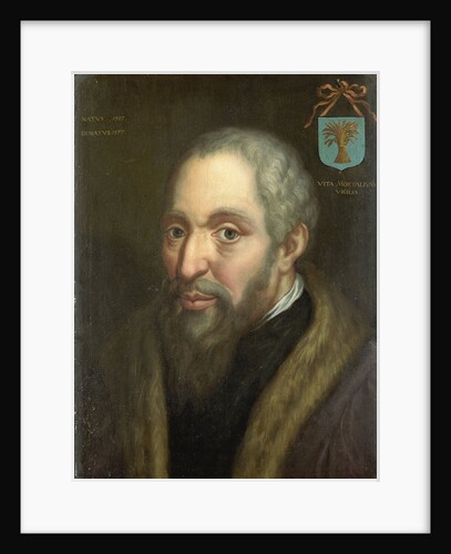 Portrait of Viglius ab Zuichemus, Frisian Jurist, President of the Privy Council and Member of the Council of State by Anonymous