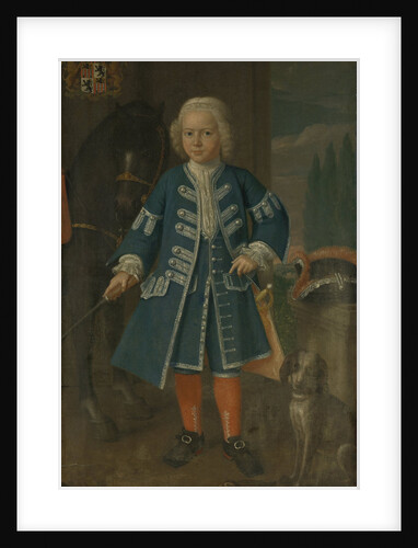 Portrait of Diederik van Hemert, Lord of Babyloniënbroek at six years of age by Harmen Serin