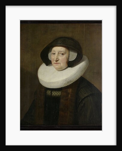 Portrait of Maria Petitpas, second Wife of Johannes Wttenbogaert (Jan Uytenbogaert) by Workshop of Michiel Jansz van Mierevelt
