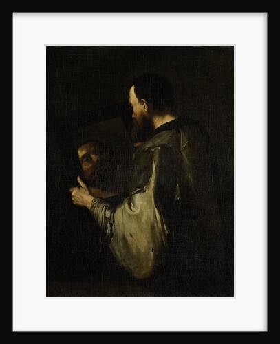 Philosopher with Mirror by Jusepe Ribera